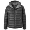 Куртка Rab Microlight Alpine Jacket Wmns жіноча Black/Graphene чорна/сіра