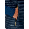 Безрукавка Rab Microlight Vest Black чоловіча Beluga сіра