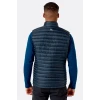 Безрукавка Rab Microlight Vest Black чоловіча Beluga сіра