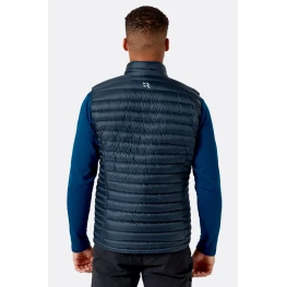 Безрукавка Rab Microlight Vest Black чоловіча Beluga сіра